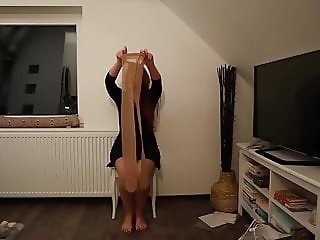 Teen Tease with pantyhose