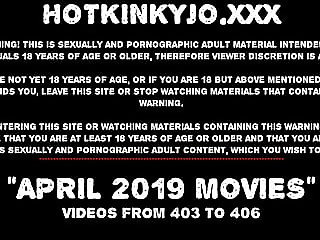 APRIL 2019 News at HOTKINKYJO site anal prolapse & fisting