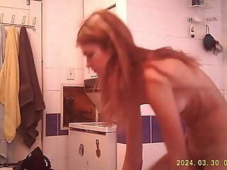 Beauty Small Tits Girl in Bathroom 3-Dressing Room Spy Cam