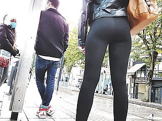 Voyeur teen sexy ass leggings,pussy spandex 10