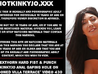 AlexThorn hard fist & punch Hotkinkyjo anal gaping hole